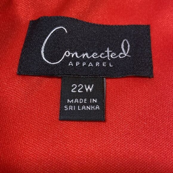 Connected Apparel NWT red shift dress 22W - Picture 6 of 7
